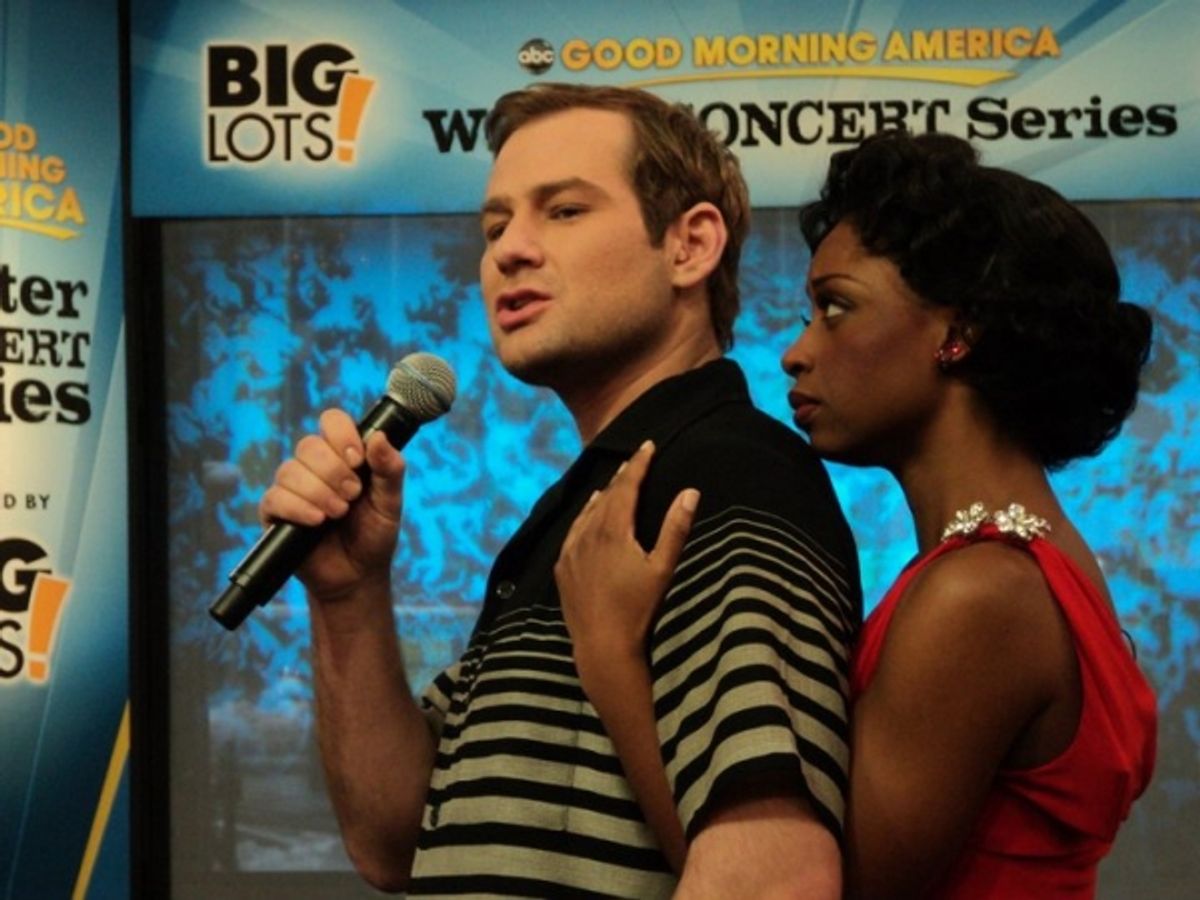 Chad Kimball and Montego Glover at 