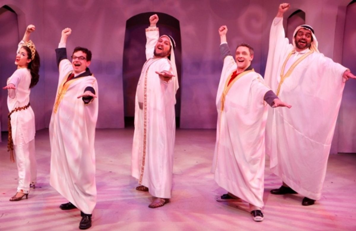 Sarah Stiles, Keith Gerchak, Bruce Warren, James Beaman and Bill Nolte at 