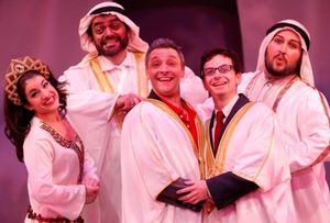 Sarah Stiles, Bill Nolte, James Beaman, Keith Gerchak, and Bruce Warren
 Photo