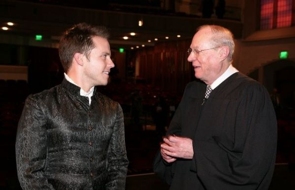 Graham Hamilton and Supreme Court Justice Anthony M. Kennedy Photo