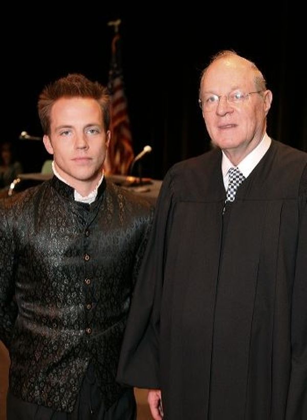 Graham Hamilton and Supreme Court Justice Anthony M. Kennedy  Photo
