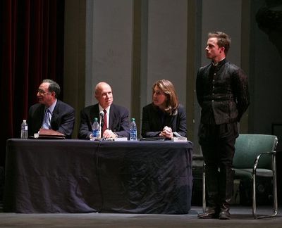 Dr. Saul Faerstein, Richard G. Hirsch, Blair Berk and actor Graham Hamilton Photo