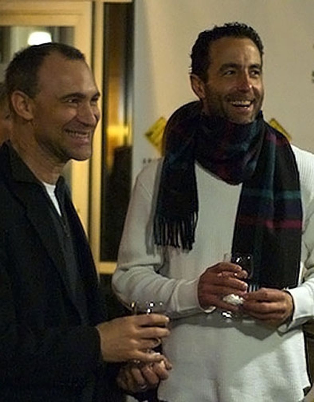 Playwright Joel Fields and Mark Doherty at 