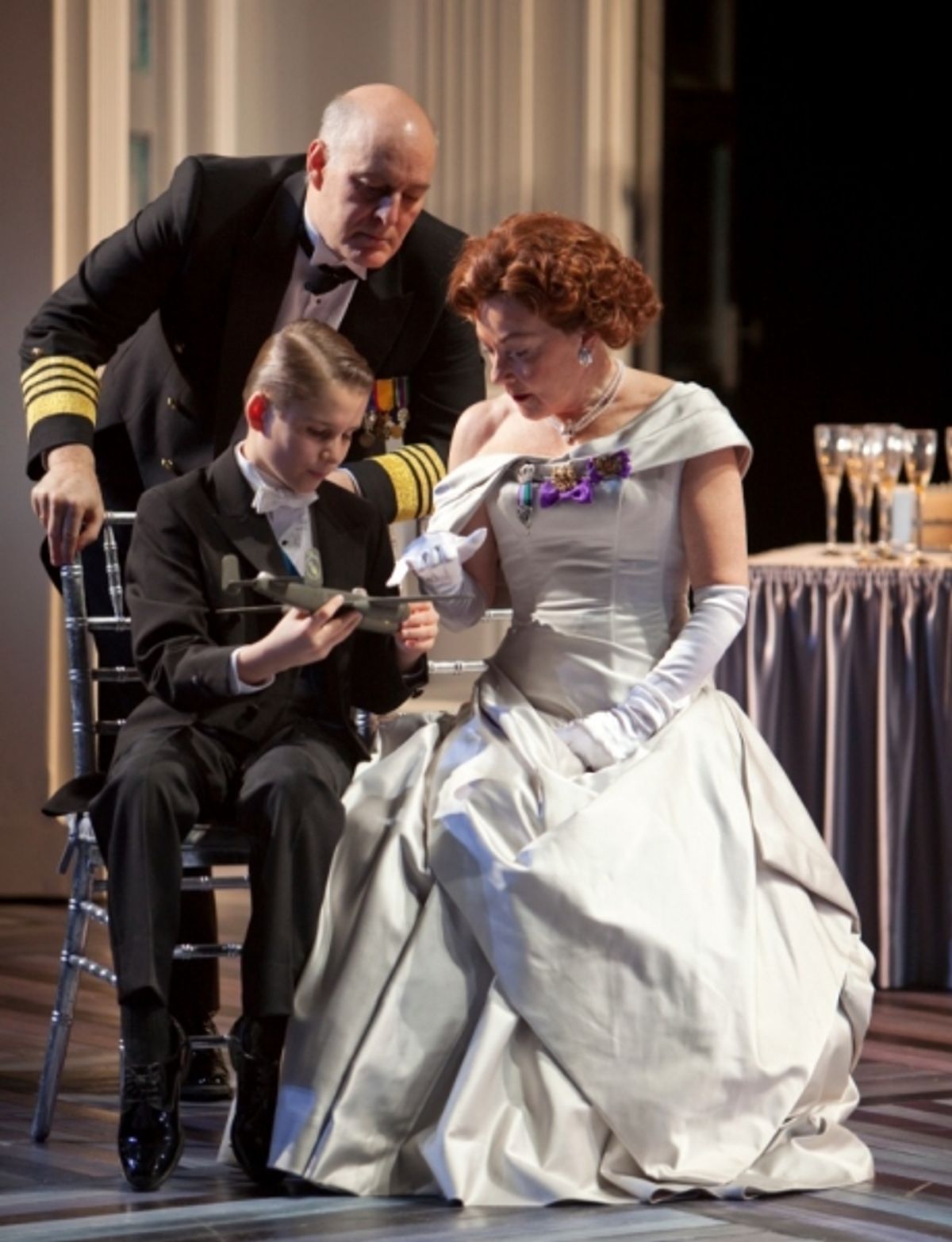 Stephen Yoakam, Helen Carey and Devon Solwold at 