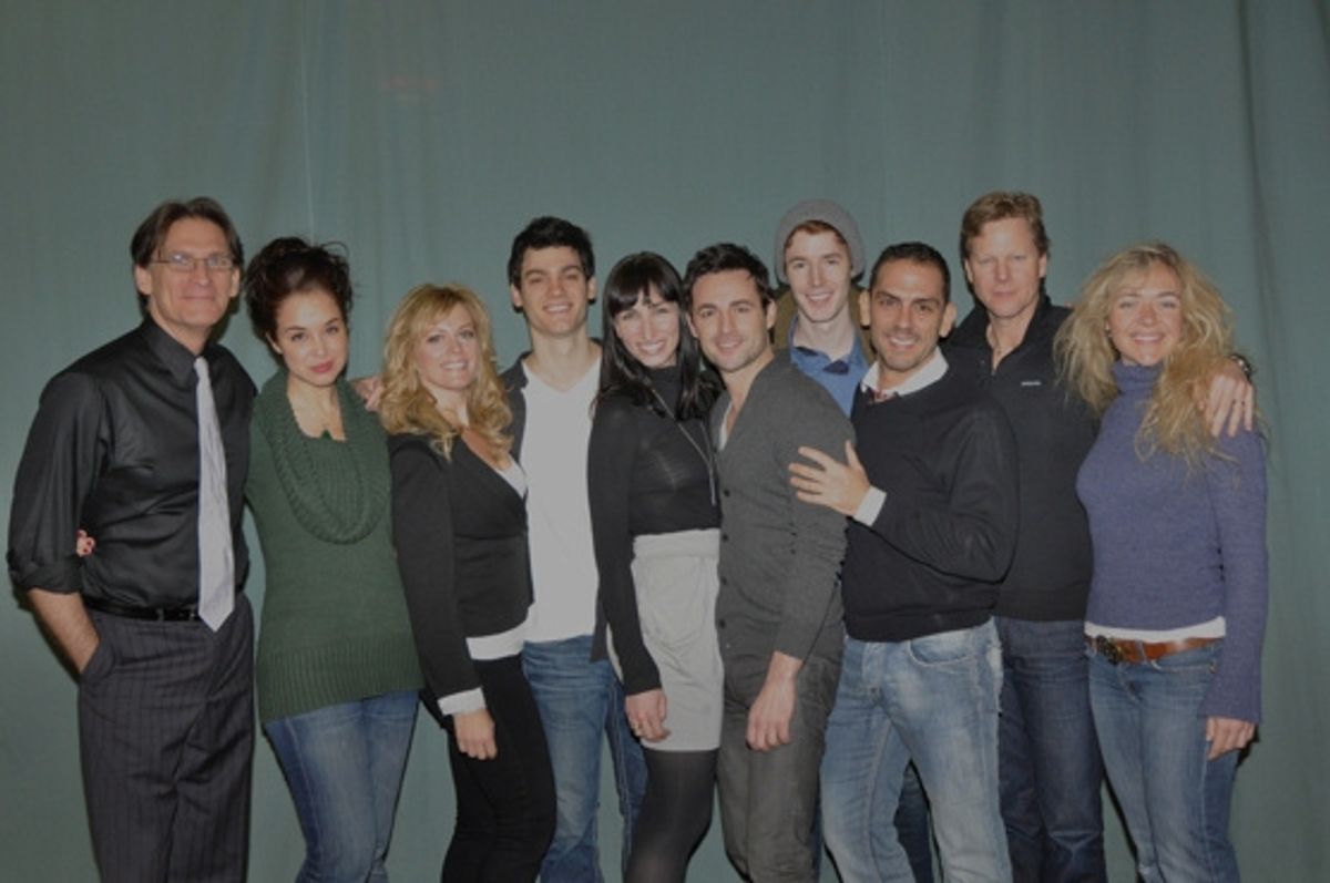 Bob Stillman, Alexxandra Silber, Elizabeth Stanley, Robert Lenzi, Nikki Graff Lanzarone, Max Von Essen, Blake Daniel, Jonathan Hammond, Alan Campbell and Rachel Bay Jones at 