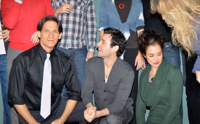 Bob Stillman, Max Von Essen and Alexandra Silber Photo
