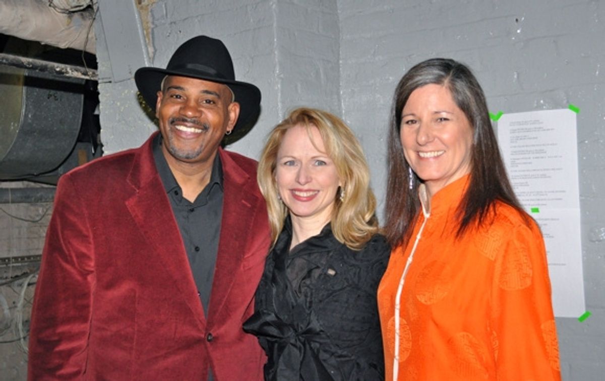 Allan Harris, Karen Oberlin and Pat Harris at 