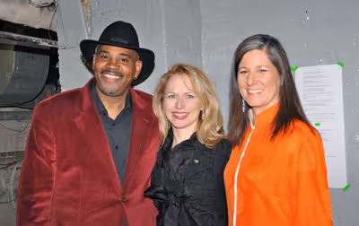 Allan Harris, Karen Oberlin and Pat Harris Photo