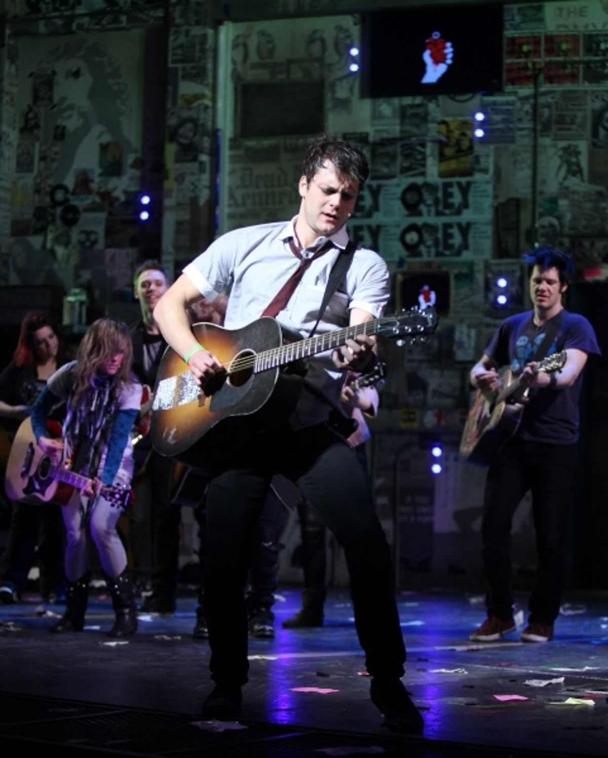 Van Hughes the Broadway Cast Of AMERICAN IDIOT at 