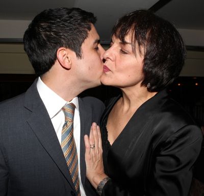 Matthew Lopez & Priscilla Lopez attending the Manhattan Theatre Club's  Photo