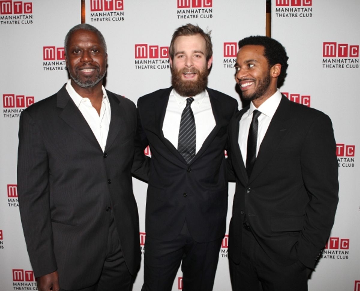 Andre Braugher, Jay Wilkison and Andre Holland attending the Manhattan Theatre Club's  at 