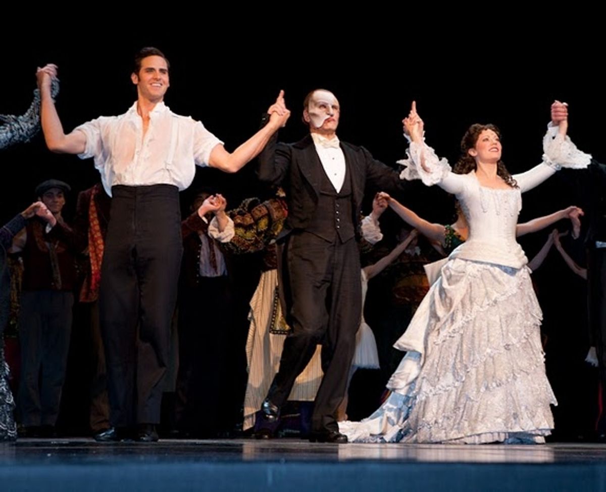 Anthony Crivello with the Las Vegas cast of PHANTOM at 