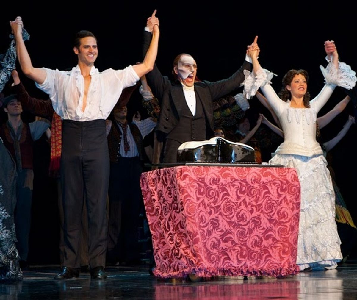Anthony Crivello with the Las Vegas cast of PHANTOM at 