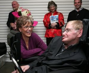 Jane Fonda and Stephen Hawking @ BroadwayWorld Jane Fonda and Stephen Hawking Photo