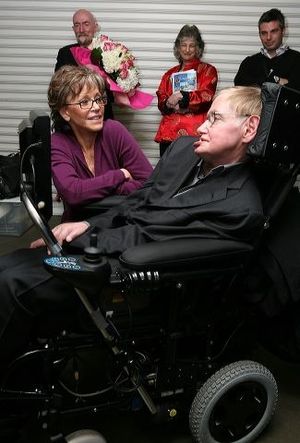 Jane Fonda and Stephen Hawking @ BroadwayWorld Jane Fonda and Stephen Hawking Photo