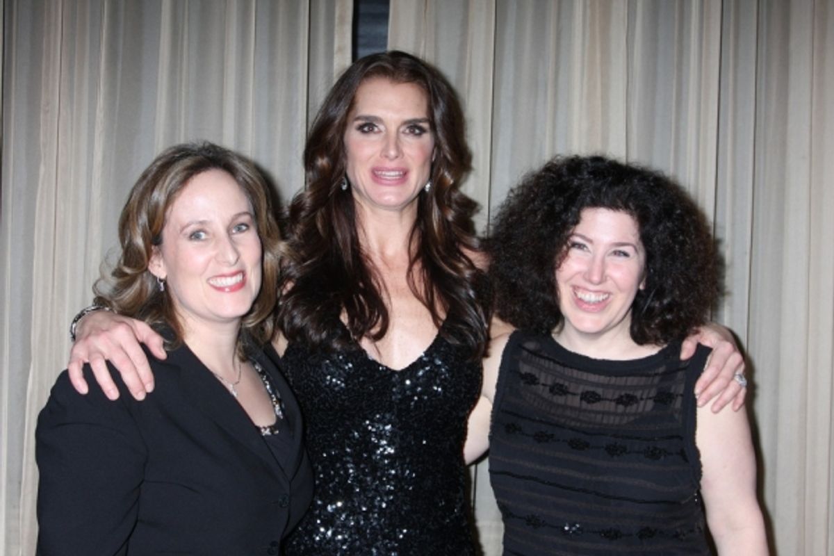 Zina Goldrich, Brooke Shields and Marcy Heisler at 