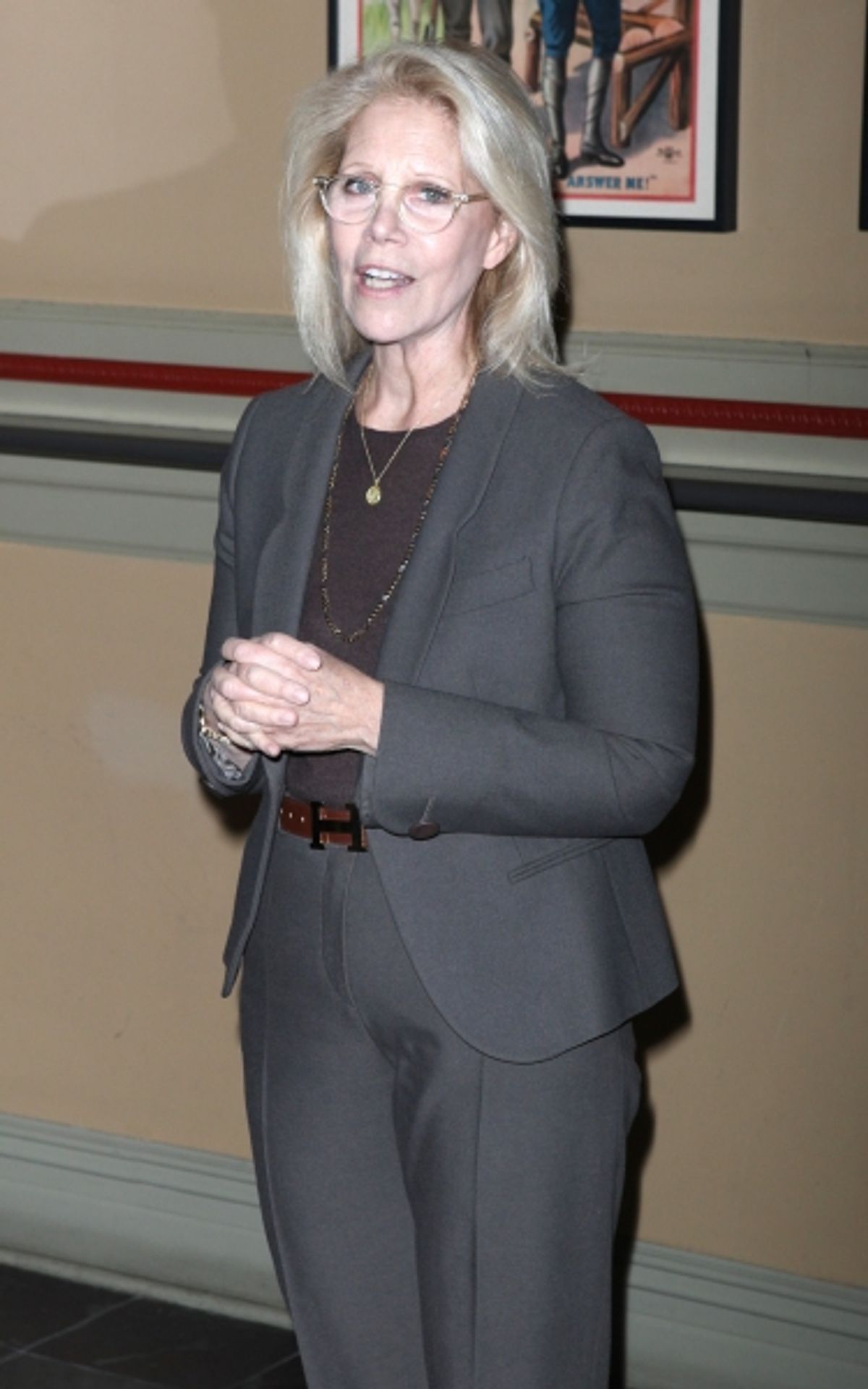 Daryl Roth attends the 'Cactus Flower' Meet & Greet the Press event at the Westside Theatre in New York City. at 