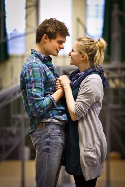 Andrew Durand (Guy) and Carly Bawden Photo