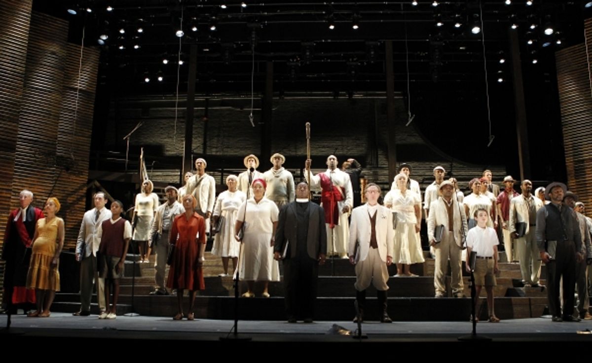 Lost In the Stars New York City Center  Cast List: Chuck Cooper, Sharon Washington, Daniel Breaker, Sherry Boone, Kieran Campion, Daniel Gerroll, Stephen Kunken, John Douglas Thompson, Ted Sutherland, Jeremy Gumbs, Clifton Duncan, Chike Johnson, Patina Mi at 