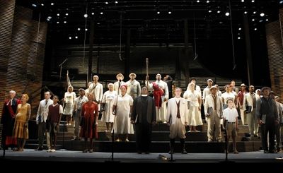 Lost In the Stars New York City Center  Cast List: Chuck Cooper, Sharon Washington, D Photo