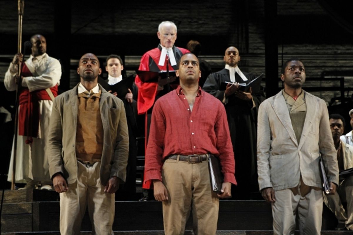 Lost In the Stars New York City Center  Cast List: Chuck Cooper, Sharon Washington, Daniel Breaker, Sherry Boone, Kieran Campion, Daniel Gerroll, Stephen Kunken, John Douglas Thompson, Ted Sutherland, Jeremy Gumbs, Clifton Duncan, Chike Johnson, Patina Mi at 