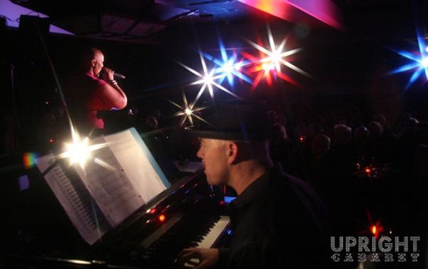 Frenchie Davis and Todd Schroeder perform in Upright Cabaret's 