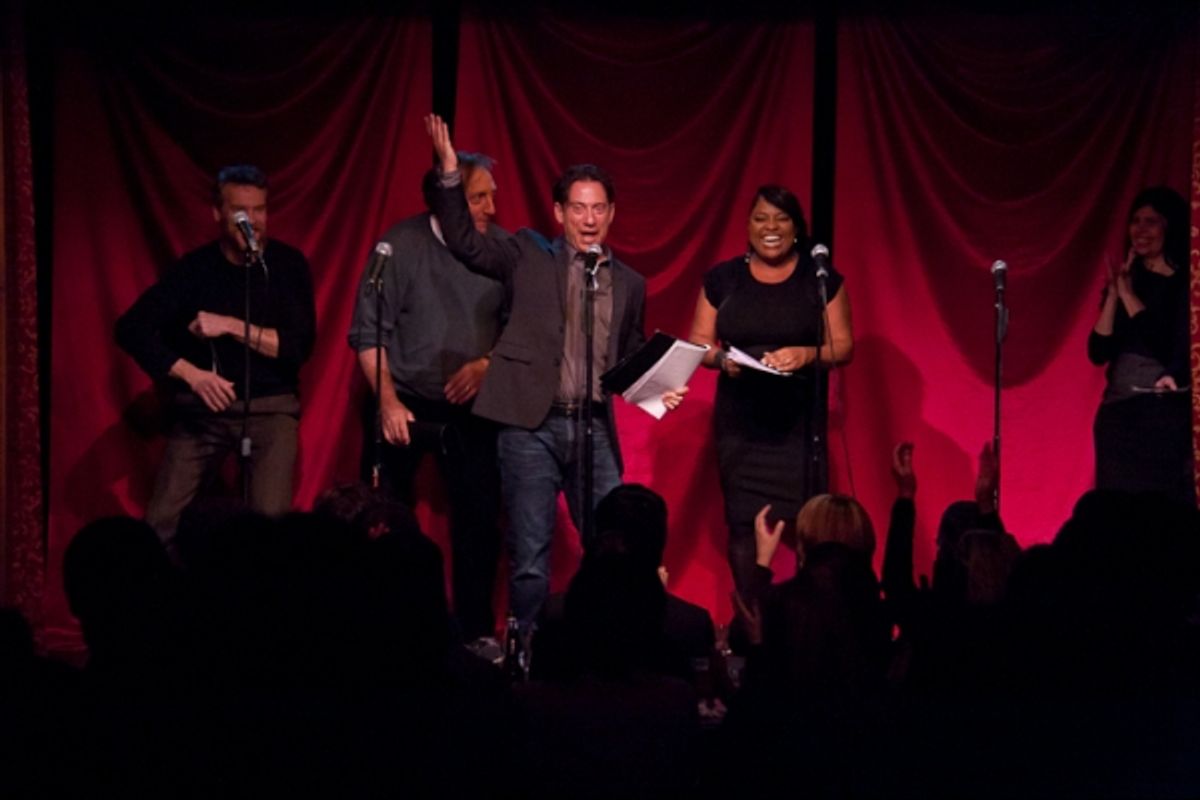 Eugene Pack and the cast of Celebrity Autobiography at 