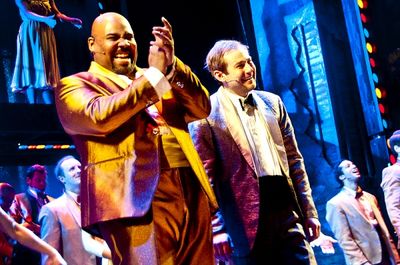 James Monroe Iglehart & Chad Kimball Photo