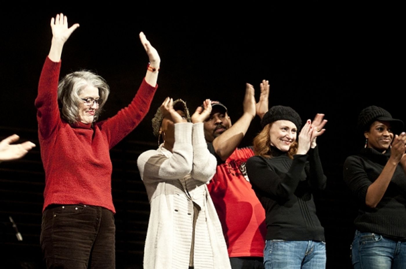 Photo Coverage: MEMPHIS Treats 1000 NYC Public School Student to First Broadway Show Photo Coverage: MEMPHIS Treats 1000 NYC Public School Student to First Broadway Show Image