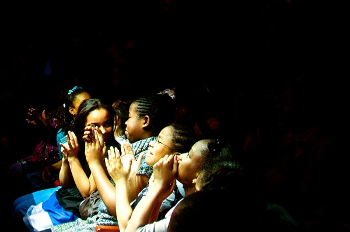 Photo Coverage: MEMPHIS Treats 1000 NYC Public School Student to First Broadway Show Photo Coverage: MEMPHIS Treats 1000 NYC Public School Student to First Broadway Show Image