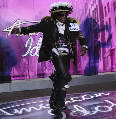 AMERICAN IDOL: Los Angeles: Cooper Robinson from Inglewood, CA performs in front of t Photo