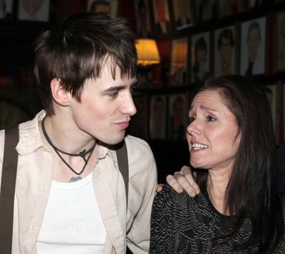 Reeve Carney, Julie Taymor attending the 'Spider-Man Turn Off The Dark' Benefit for T Photo