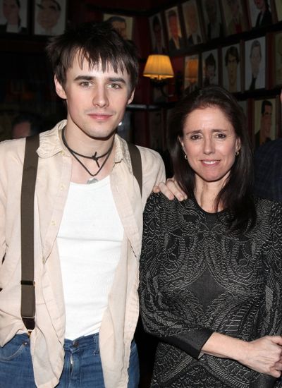 Reeve Carney, Julie Taymor attending the 'Spider-Man Turn Off The Dark' Benefit for T Photo