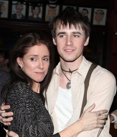 Julie Taymor & Reeve Carney attending the 'Spider-Man Turn Off The Dark' Benefit for  Photo