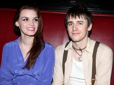 Jennifer Damiano & Reeve Carney attending the 'Spider-Man Turn Off The Dark' Benefit  Photo