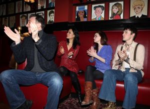 Patrick Page, T.V. Carpio, Jennifer Damiano & Reeve Carney attending the 'Spider-Man  Photo