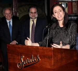 Julie Taymor attending the 'Spider-Man Turn Off The Dark' Benefit for The Actors Fund at a Pre-Show Cocktail Reception held at Sardi's Restaurant in New York City @ BroadwayWorld Julie Taymor attending the 'Spider-Man Turn Off The Dark' Benefit for The Actors Fund Photo