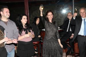 Julie Taymor attending the 'Spider-Man Turn Off The Dark' Benefit for The Actors Fund at a Pre-Show Cocktail Reception held at Sardi's Restaurant in New York City @ BroadwayWorld Julie Taymor attending the 'Spider-Man Turn Off The Dark' Benefit for The Actors Fund Photo