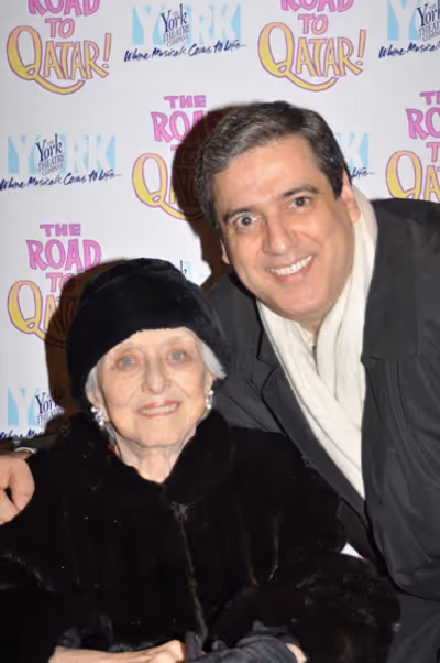 Celeste Holm and Frank Basile Photo