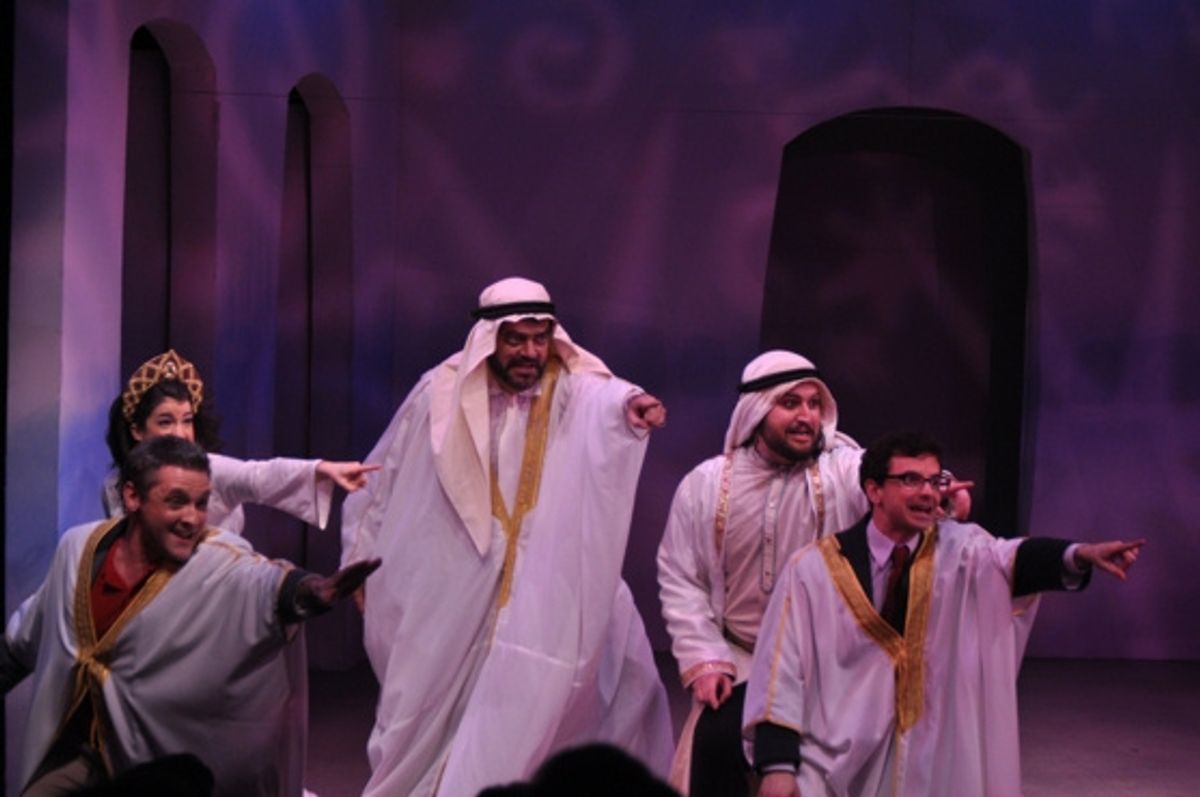 Sarah Stiles, Bill Nolte, James Beaman, Bruce Warren and Keith Gerchak at 