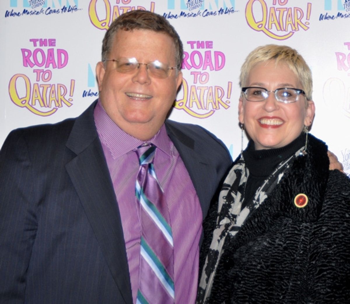 James Morgan (Producing Artistic Director) and Marcia Milgrom Dodge at 