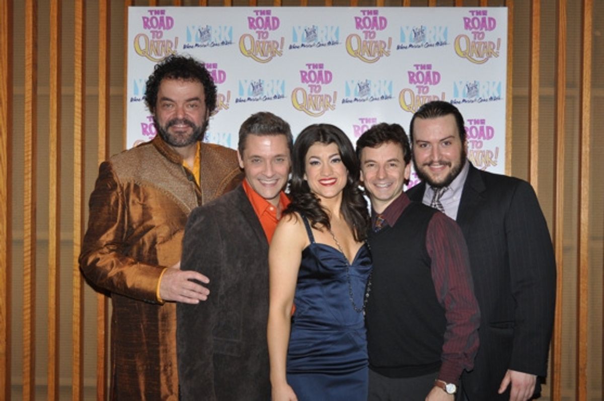 Bill Nolte, James Beaman, Sarah Stiles, Keith Gerchak and Bruce Warren at 