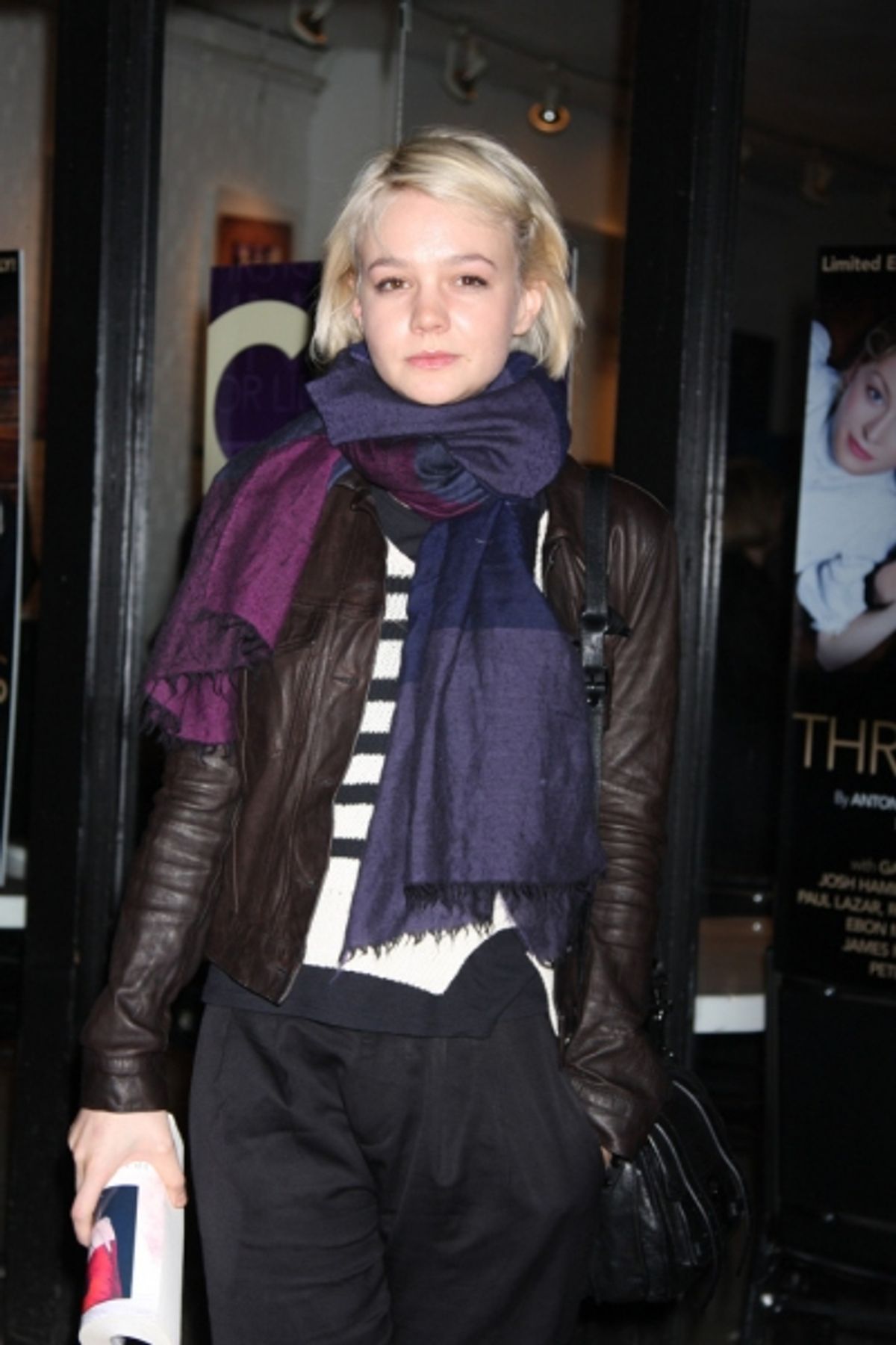 Carey Mulligan at opening night of Classic Stage Company's production of Anton Chekhov's 'Three Sisters'
 at 