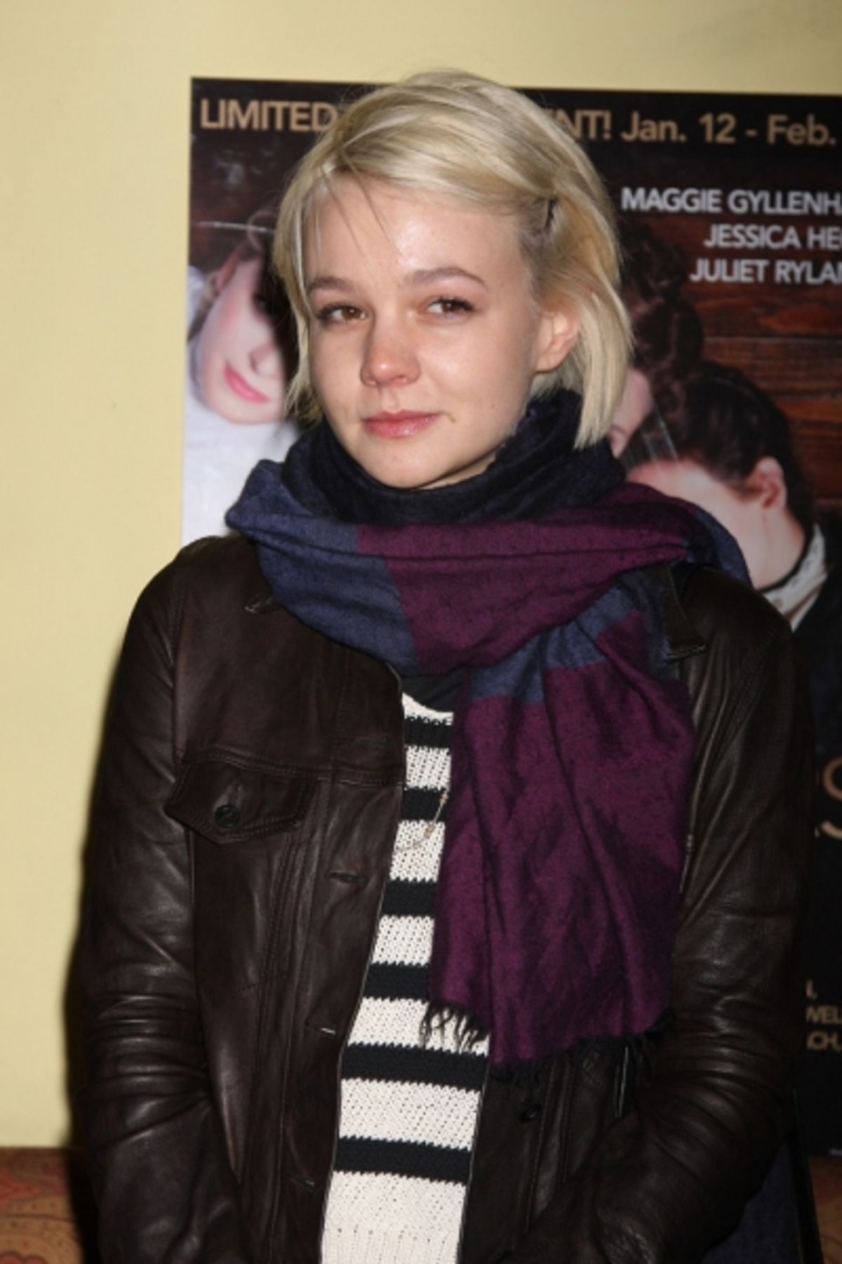 Carey Mulligan at opening night of Classic Stage Company's production of Anton Chekhov's  at 