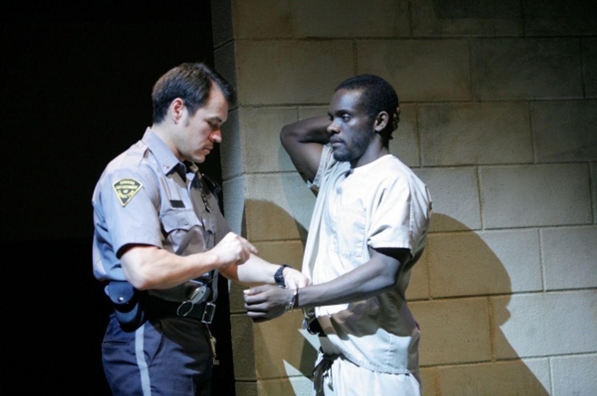 Michael Balderrama and Chris Chalk at 