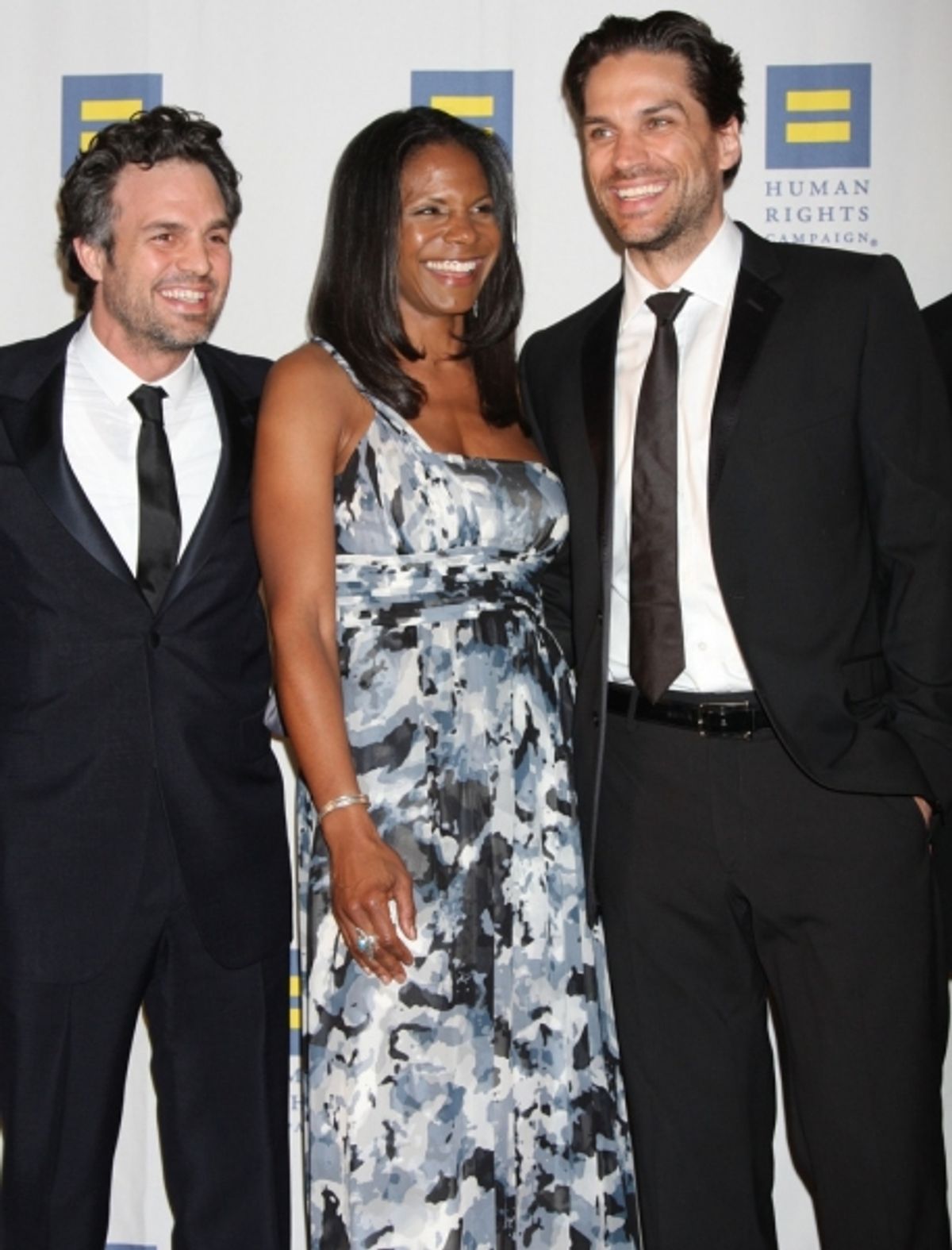 Mark Ruffalo, Audra McDonald and Will Swenson at 