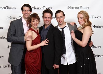 Rod Thomas, Jessie Mueller, Matt Raftery, Brian Hissong, Abby Mueller Photo