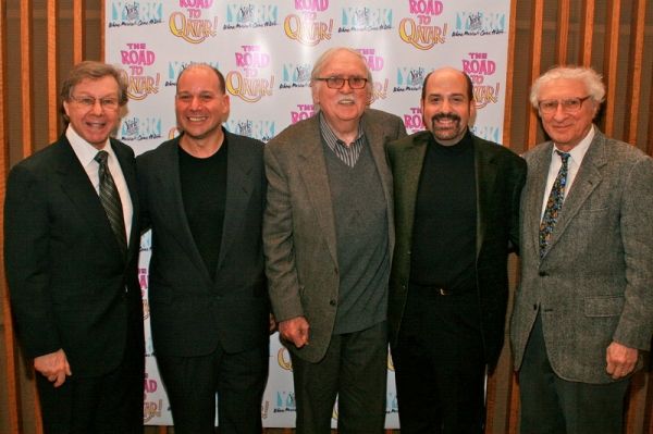 Maury Yestson, Stephen Cole, Tom Meehan, David Krane, Sheldon Harnick Photo