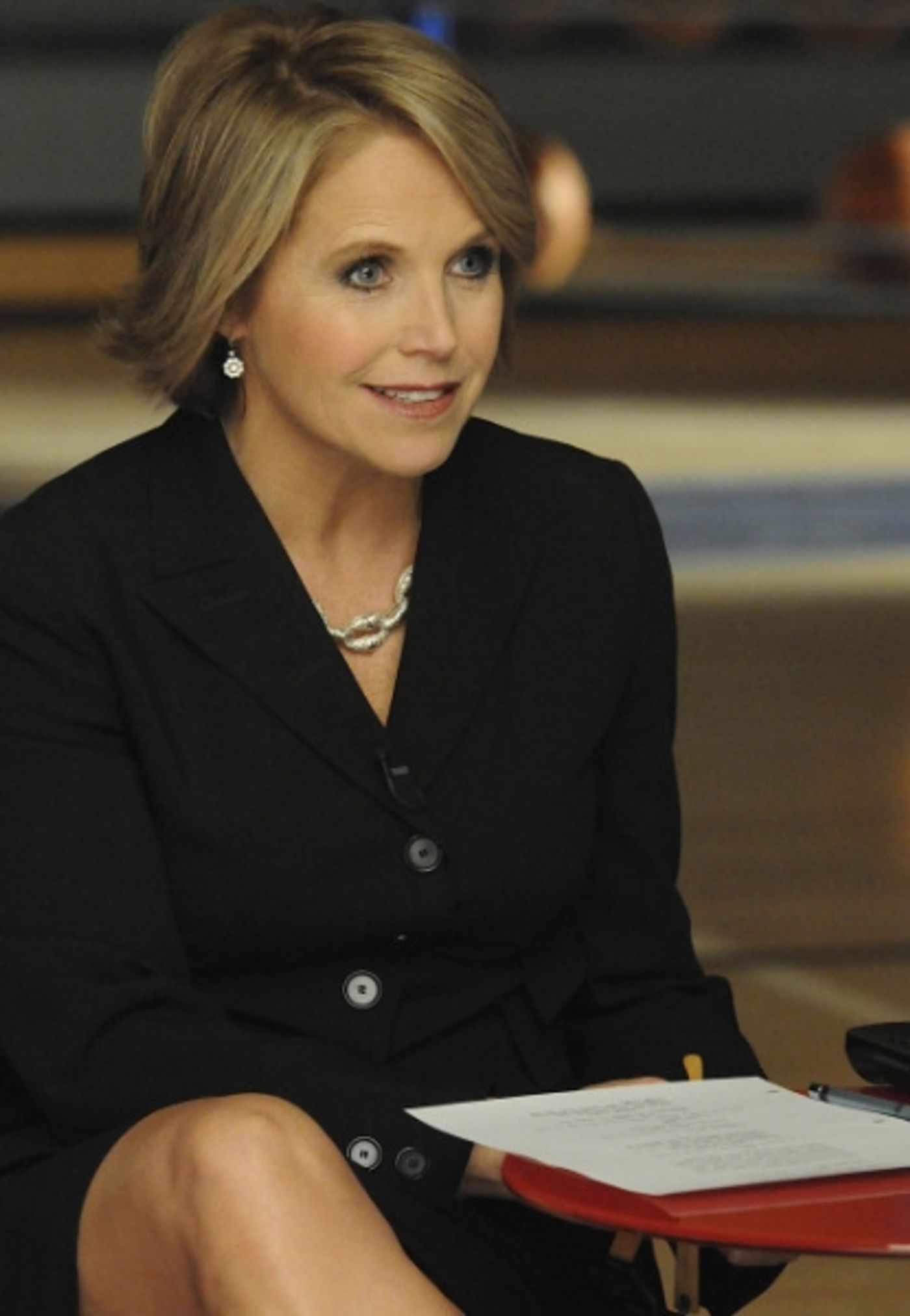 Photo Flash: Katie Couric & Jane Lynch on GLEE  Image