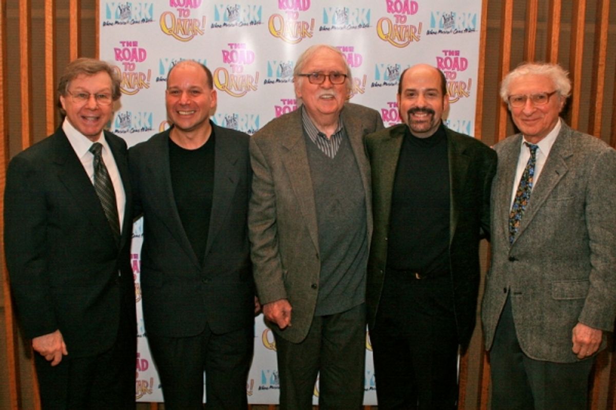 Maury Yestson, Stephen Cole, Tom Meehan, David Krane, Sheldon Harnick at 